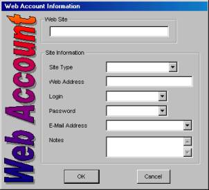 Web Accounts Plus Web Account Information
